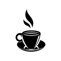 Coffee icon vector. Hot drink illustration sign. Tea symbol or logo.