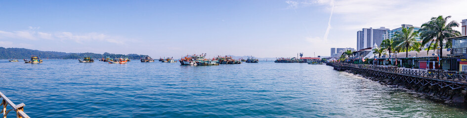 A Peaceful Day at Sabah Harbour