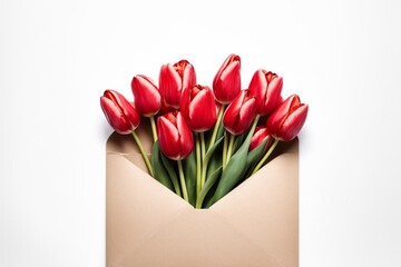 Fototapeta premium bouquet of tulips