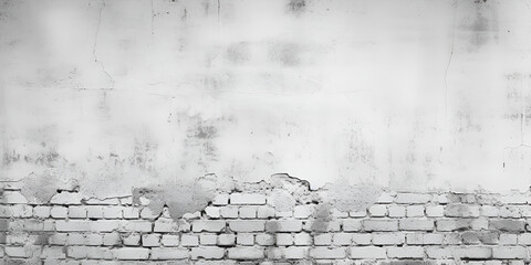 Light gray bricks wall white Background white brick old floor dirty  old texture standing front