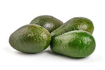 Avocado, isolated on white background.