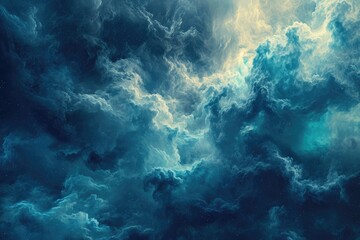 Fototapeta na wymiar Swirling Nebula of Galactic Beauty