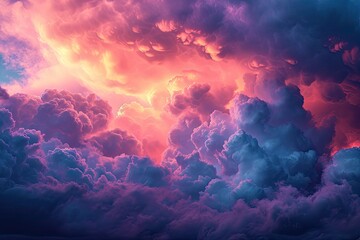 Fototapeta premium Swirling Nebula of Galactic Beauty