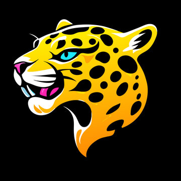 jaguar head logo desing 