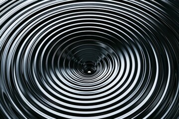 Black water surface water drop wave background, close up
 