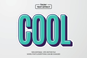 Editable text effects cool poster text effect