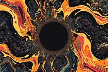 abstract yellow illusion background
