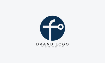 Fototapeta premium letter F logo design vector template design for brand.