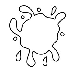 splash paint symbol