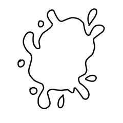 splash paint symbol
