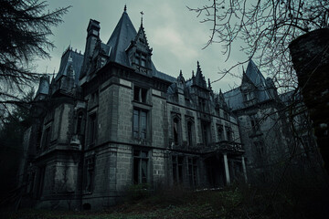 Obraz premium dark chateau