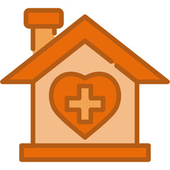 Fototapeta premium Home Healthcare Icon