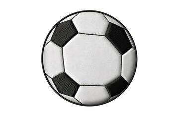 soccer ball illustration isolated on a Transparent background. Generative AI