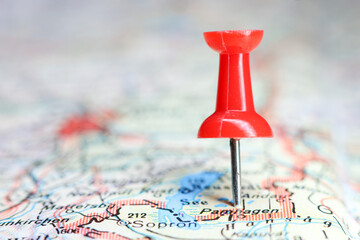 Pamhagen, Austria pin on map