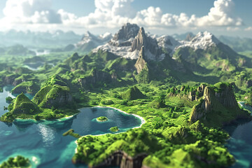 world with look like minecraft