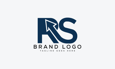 letter RS logo design vector template design for brand.