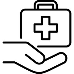 Obraz premium Health Service Icon