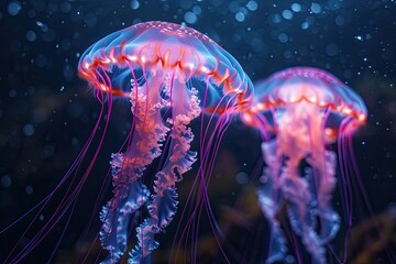 Radiant Jellyfish Tentacles