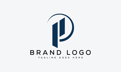 letter P logo design vector template design for brand. © InVector