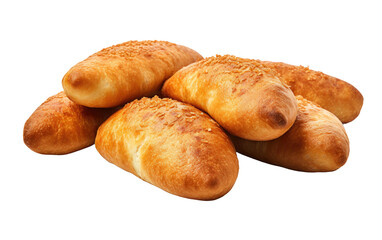 Russian Pirozhki, A Fusion of Savory Surprises on White or PNG Transparent Background