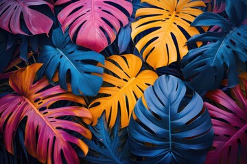 Bold Tropical Leaves