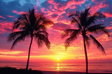 Breathtaking Tropical Sunset