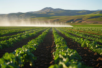 Captivating Farming Landscape, spring art