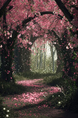 Enchanted Woodland Awakening, spring art
