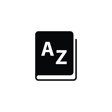 Vocabulary icon vector dictionary icon