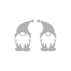 Gnomes icon on a white background, vector illustration
