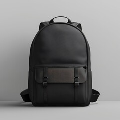 Backpack mockup on a plain background