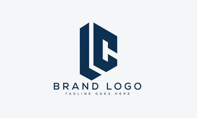 letter LC logo design vector template design for brand.