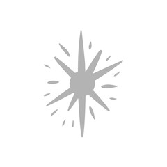 star icon on a white background, vector illustration