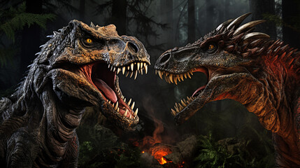 Obraz premium head of a crocodile