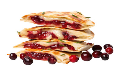 The Irresistible Allure of Cranberry Grilled Cheese on White or PNG Transparent Background