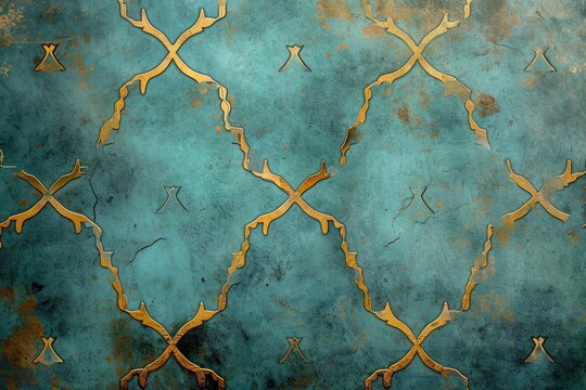 canvas texture background with islamic pattern  canvas texture background with islamic pattern