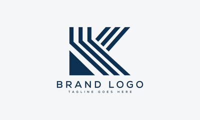 letter K logo design vector template design for brand.