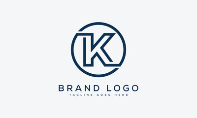 letter K logo design vector template design for brand.