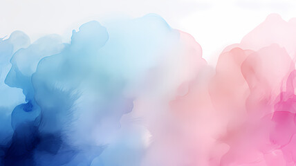 Abstract watercolor background with evenly blended colors