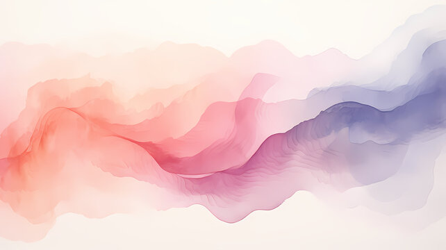 Abstract watercolor background with evenly blended colors