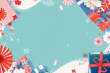 Obraz premium illustration of Happy White Day. Holiday banner.