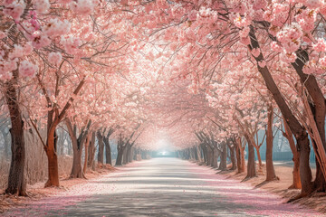 "Cherry Blossom in Full Bloom", spring art