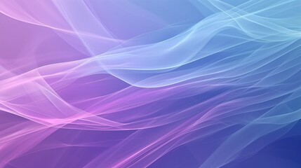 Serene Abstract Wavy Background in Soothing Lavender Hues
