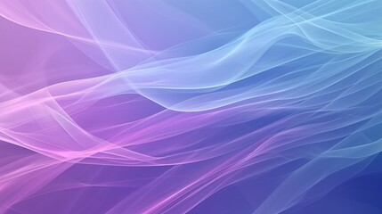 Fototapeta premium Serene Abstract Wavy Background in Soothing Lavender Hues