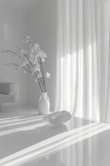 Minimalist Spring Home Interior, spring art