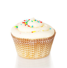 cupcake with sprinkles