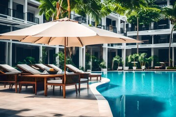 Fototapeta premium pool at the beach