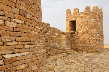 Khaba fort, Jaisalmer, Rajasthan, India, Asia. Background. Backdrop. Wallpaper.
