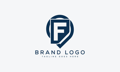 letter F logo design vector template design for brand.