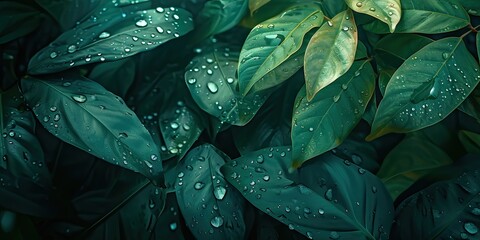 Nature elixir. Captivating image of morning dew adorning vibrant green leaf perfectly capturing essence of freshness and purity ideal addition to nature macro and environmental collections